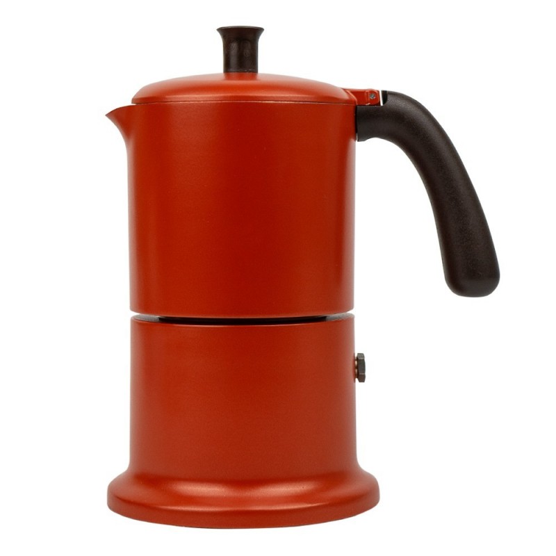 MOKA kavinukas 6puod. INDUKCINIS (raudonų plytų sp.)