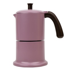 MOKA kavinukas 6puod. INDUKCINIS (rausvas)