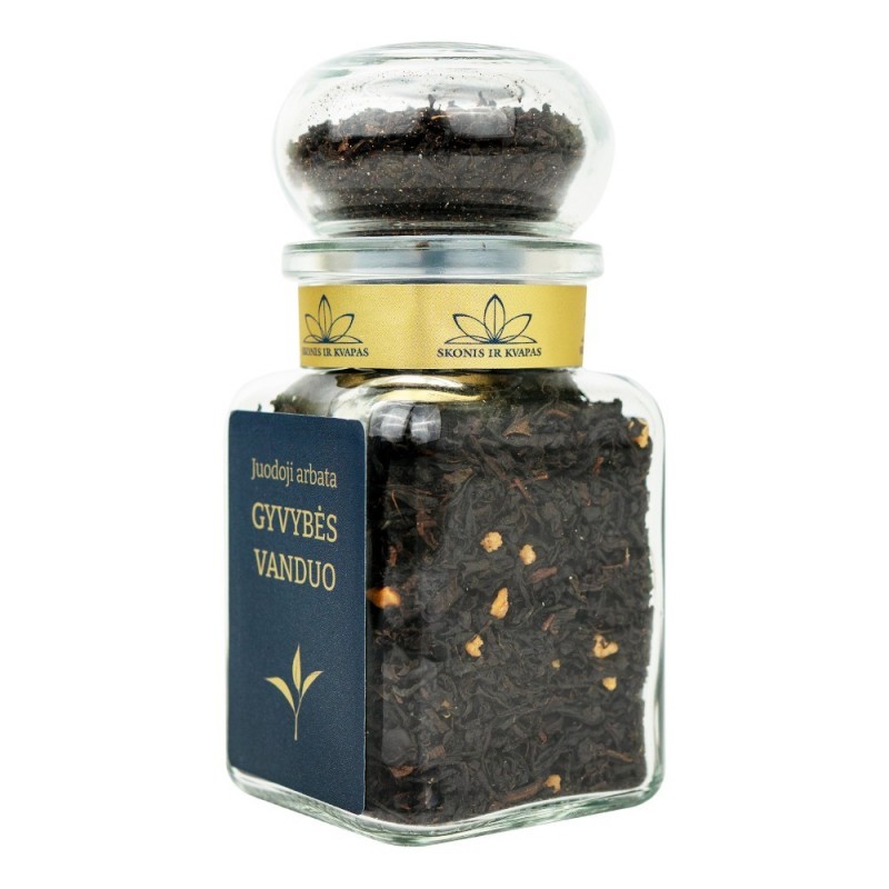 Juodoji arbata GYVYBĖS VANDUO, 50g (stikl.)