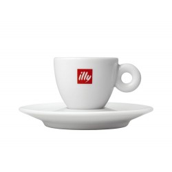 Puodelis su lėkštute illy Espresso 60ml