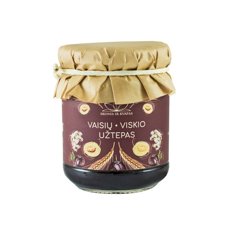VAISIŲ VISKIO skonio užtepas, 225 g