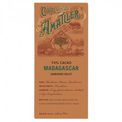 Šokoladas Amatller Madagaskaras 74%, 70g