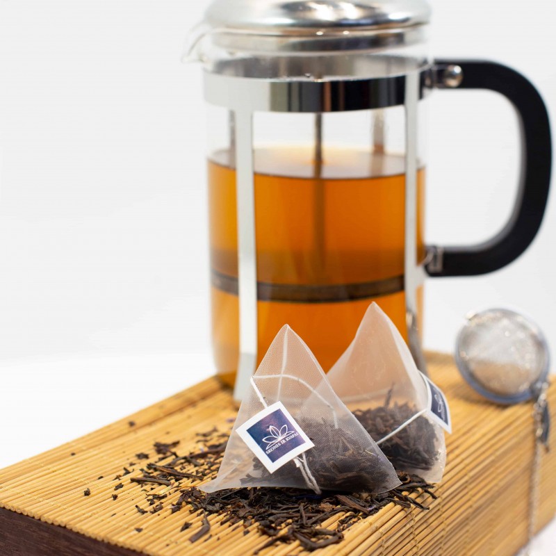 Juodoji arbata EARL GREY šilkinėse piramidėse, 40 vnt.