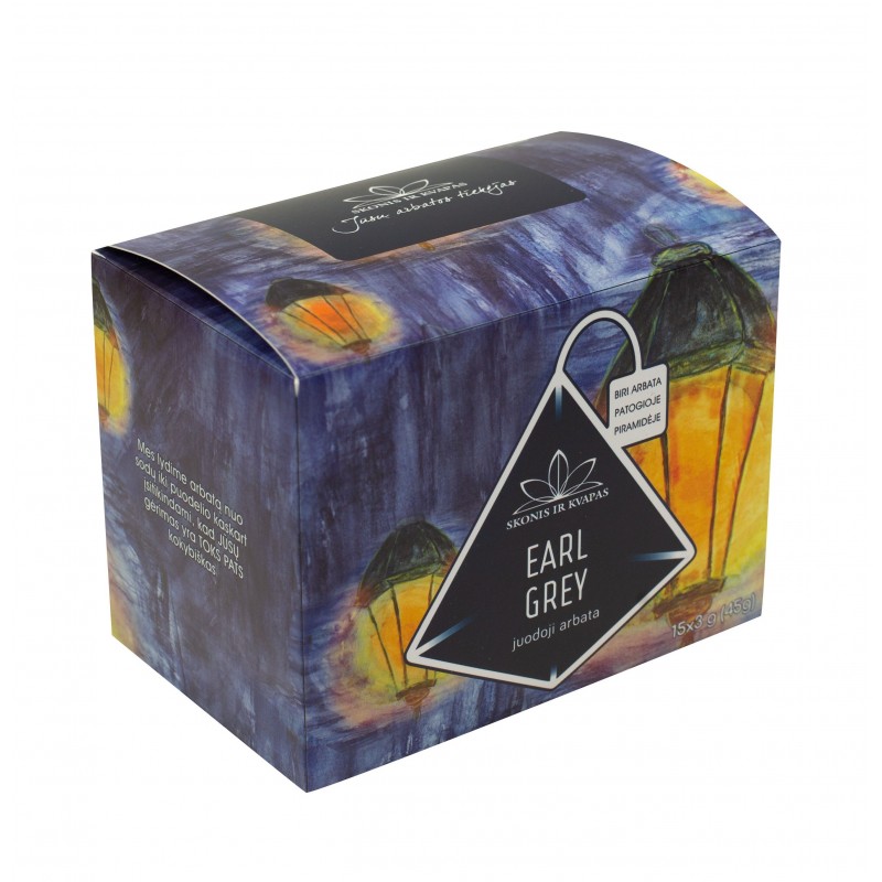Juodoji arbata EARL GREY, 15 vnt.