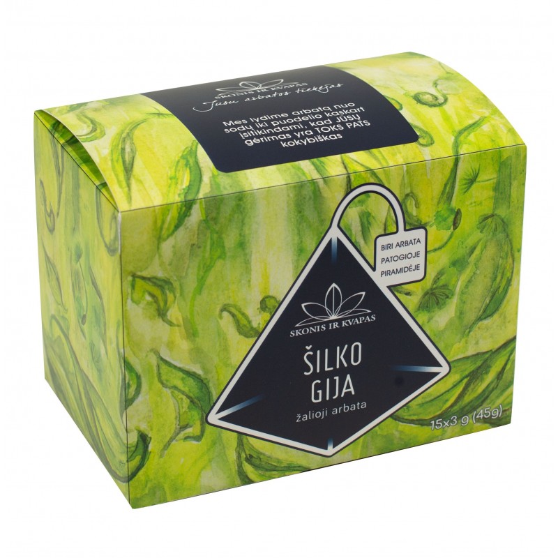 Žalioji arbata ŠILKO GIJA, 15 vnt.
