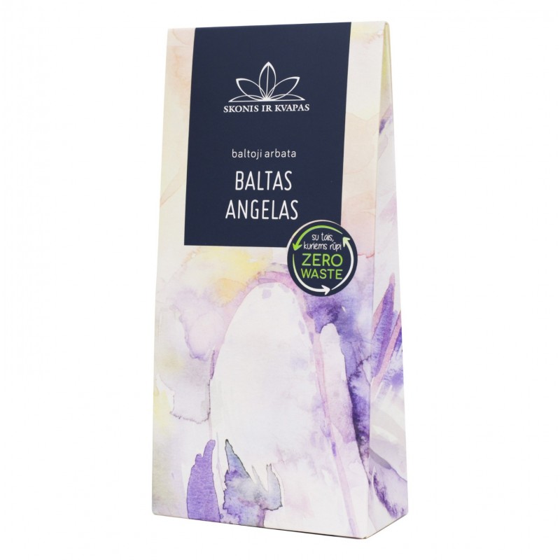 Baltoji arbata BALTAS ANGELAS, 50g | Skonis ir kvapas