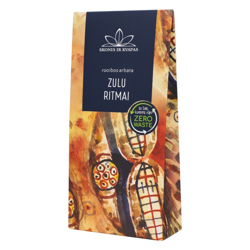 Raudonoji rooibos arbata ZULU RITMAI, 80g