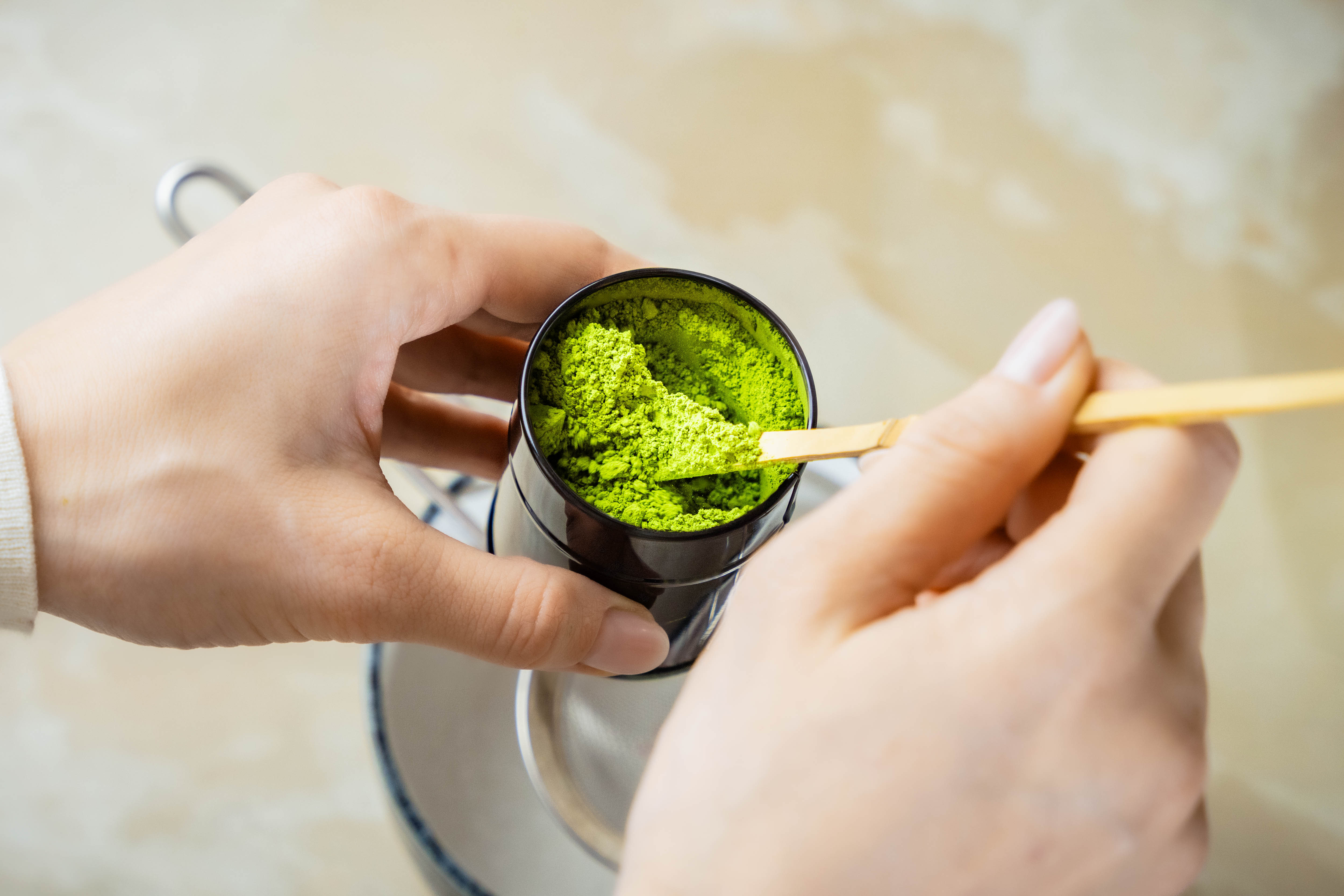 Pagrindinės SKONIS IR KVAPAS ceremoninės matchos charakteristikos